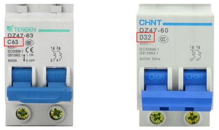 空氣開關C型與D型如何選擇 空氣開關C型與D型如何選擇